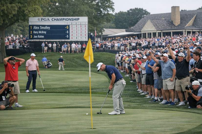 2026 PGA Championship picks, odds: Rory McIlroy, Jon Rahm among nine who can catch leader Alex Smalley