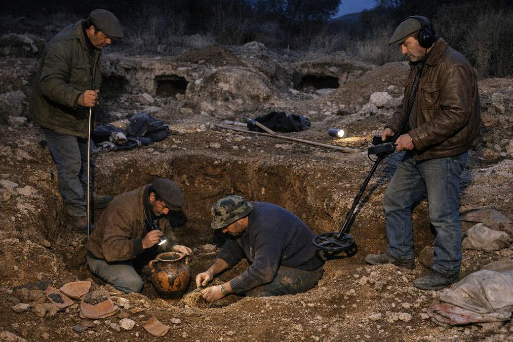Buried Bling: 1970s Tomb Raiders and the Hunt for Million-Dollar Pots