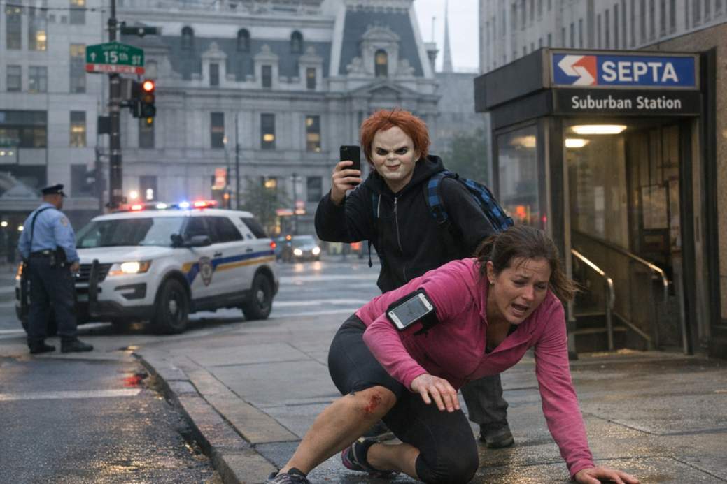 Chucky-Style Mask Sparks Early-Morning Scare Near Philly City Hall