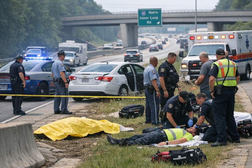 College Park I-85 hit-and-run leaves one landscaping worker dead, another critically injured