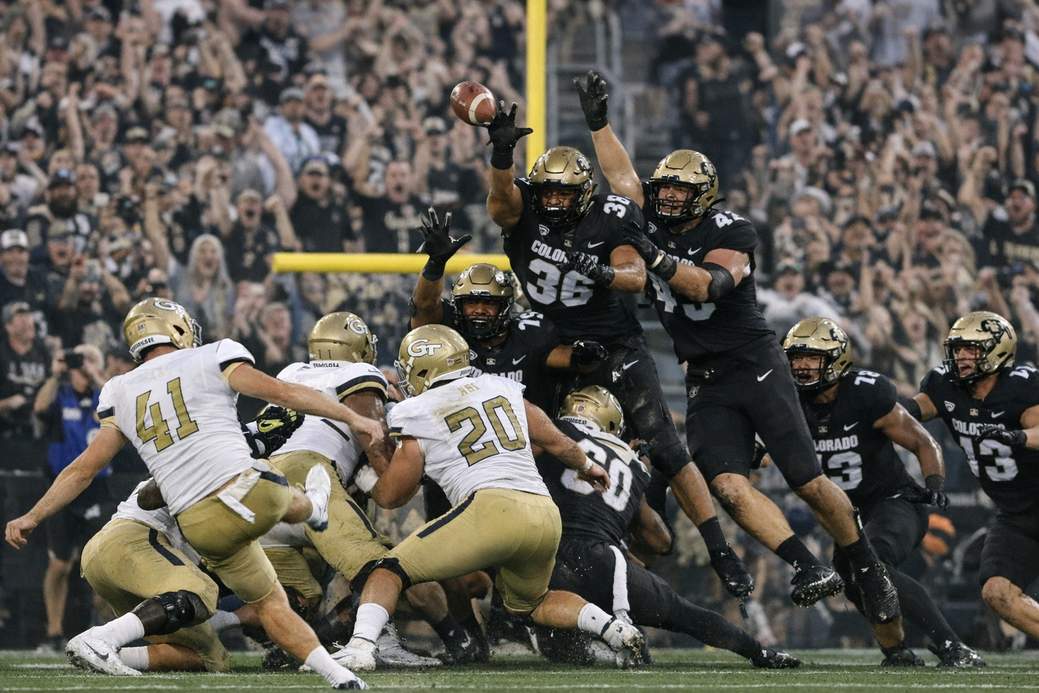 Colorado Stuns Georgia Tech — Buffaloes Block Walk-Off Field Goal to Win Opener