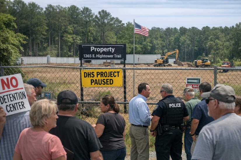 DHS pauses plans for massive ICE detention center in Social Circle