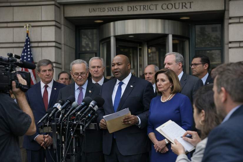 DNC and top Democratic leaders sue Trump over mail-in voting executive order