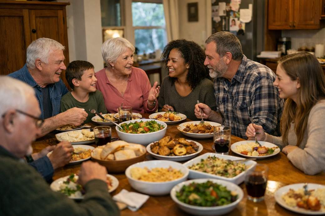 Eat, Chat, Thrive: Why Sharing Meals Is a Low-Tech Superpower
