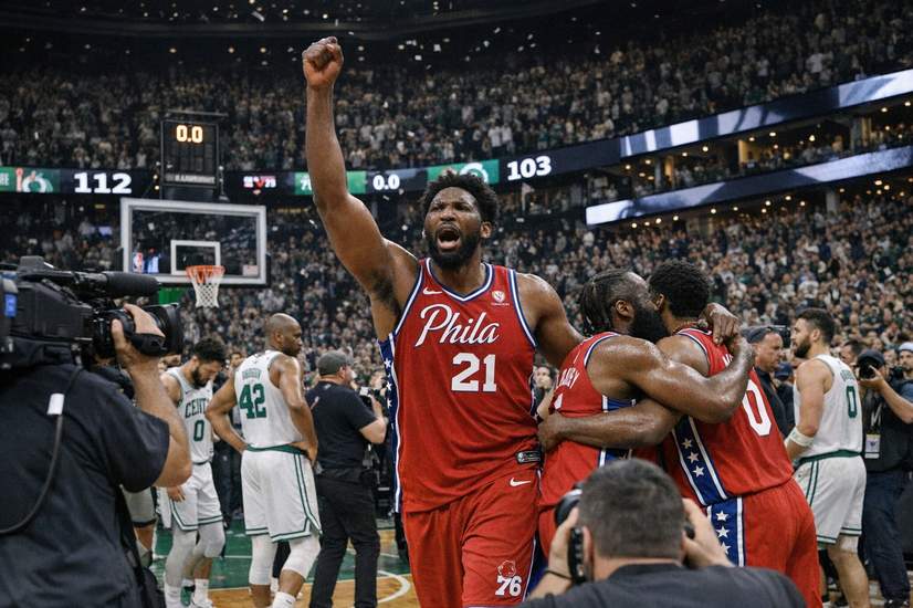 Embiid and the 76ers Finally Snap the Celtics' Playoff Jinx in a Wild Game 7