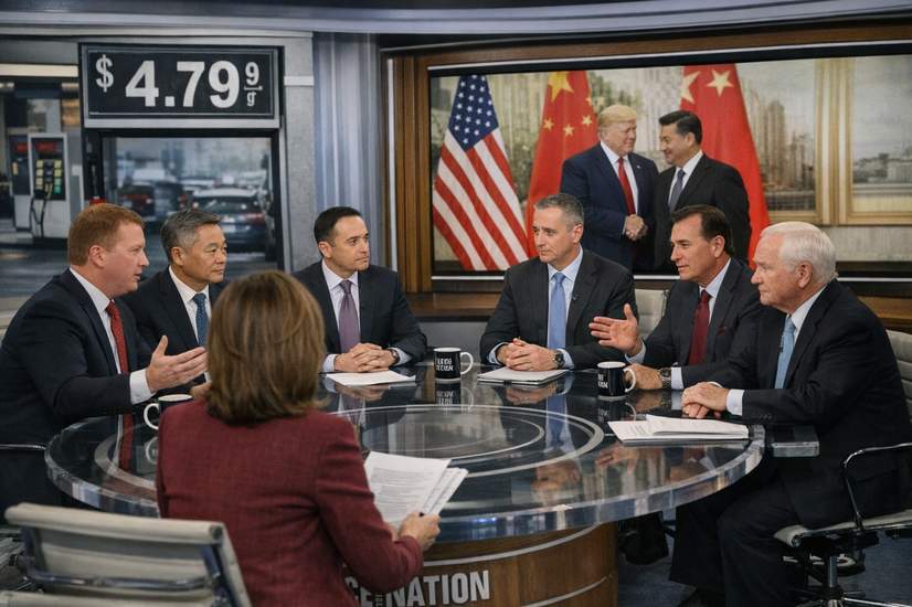 Face the Nation — May 17, 2026: China detente, Taiwan drama, and why your gas gauge is petty