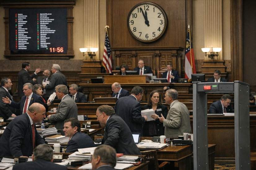 Georgia Lawmakers Race to the Midnight Finish