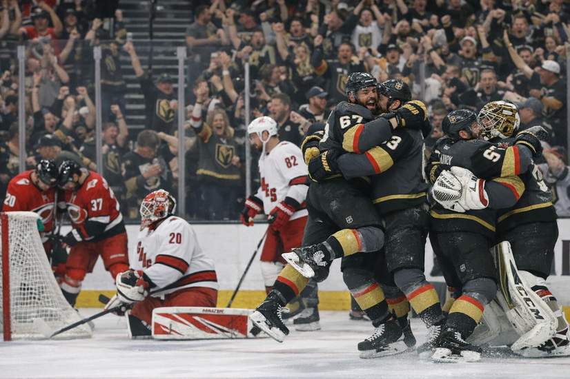 Game 3: Golden Knights Edge Hurricanes in Double OT — Carolina’s Rally Comes Up Short