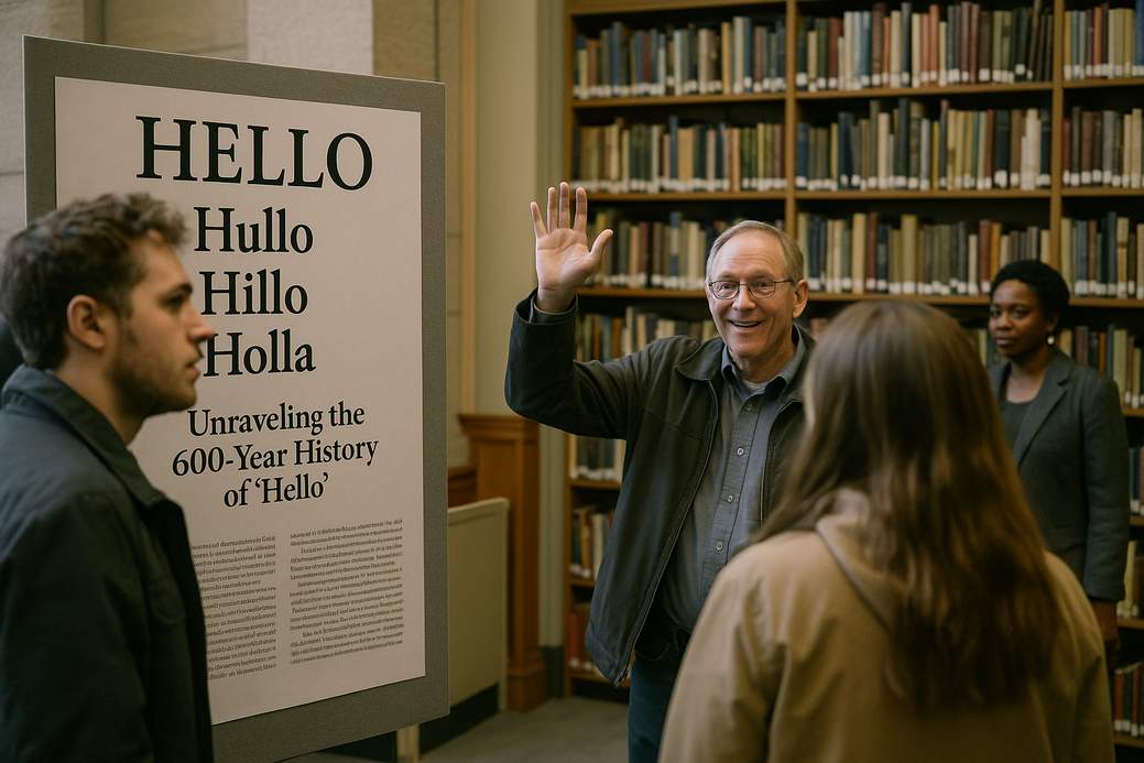 Hullo, hillo, holla: The 600-year-old origins of the word 'hello'