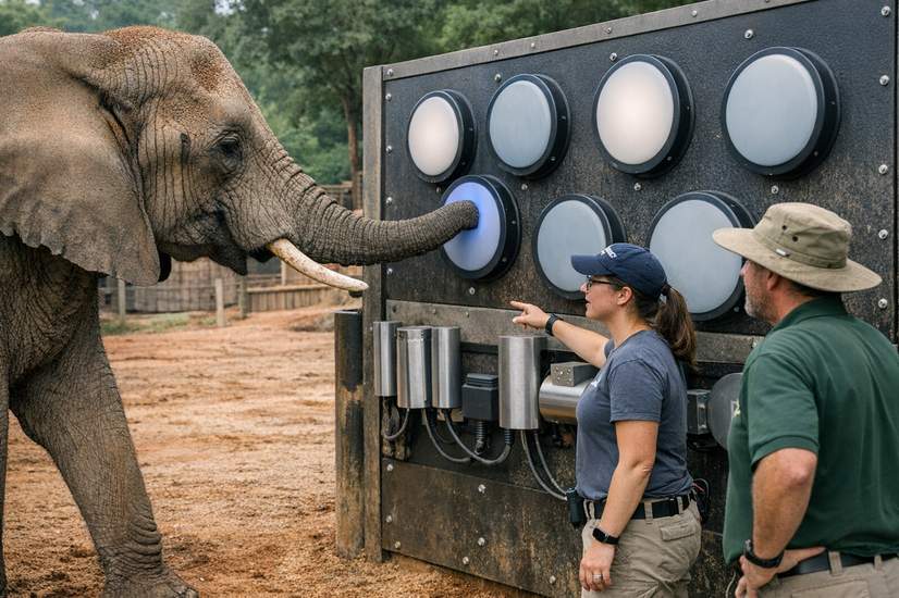 How high-tech walls are helping elephants thrive at Zoo Atlanta