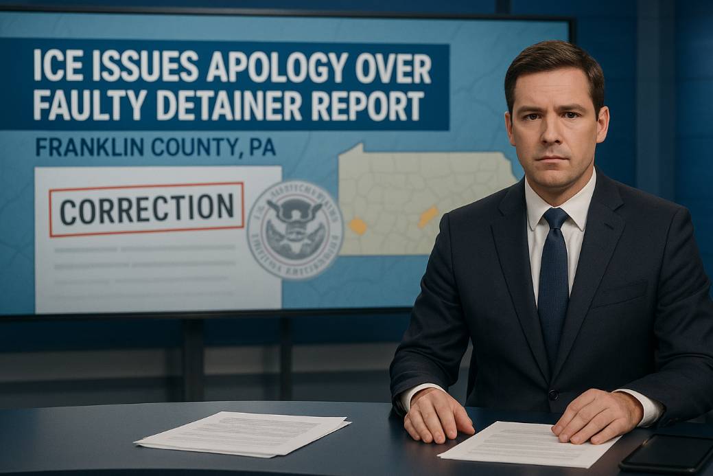 ICE Issues Apology Over Faulty Detainer Report