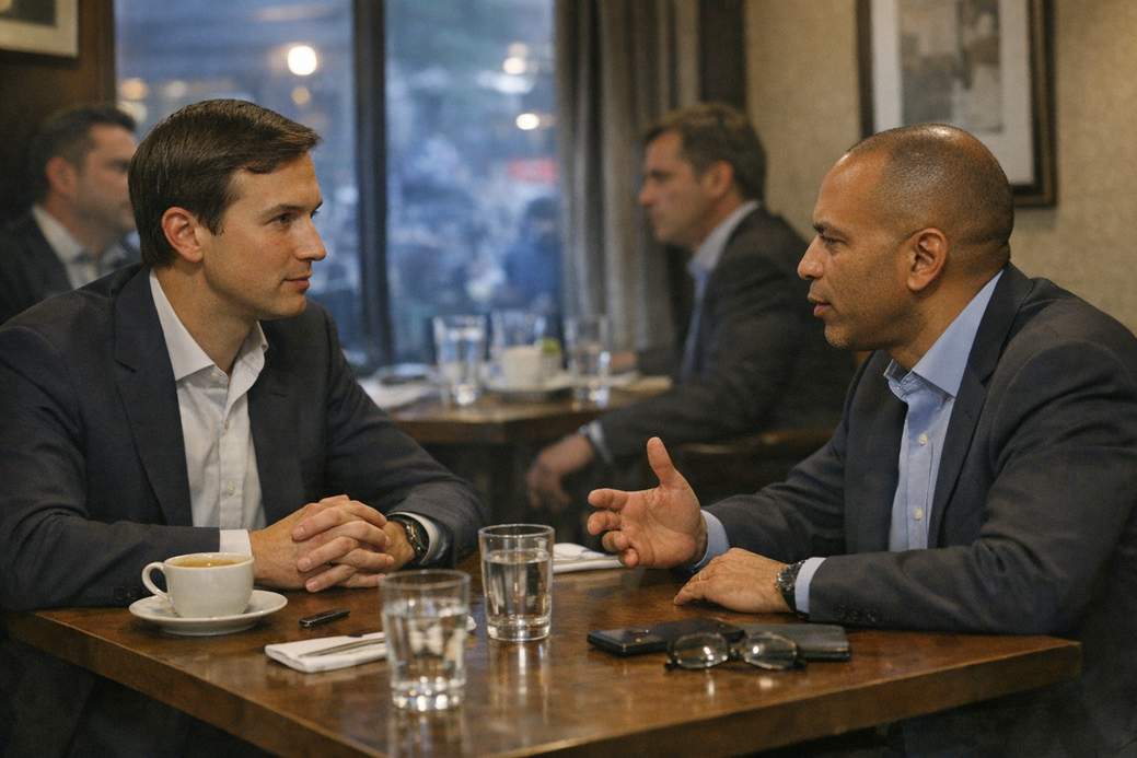 Kushner and Jeffries' Surprise Sit‑Down: Midterms Edition