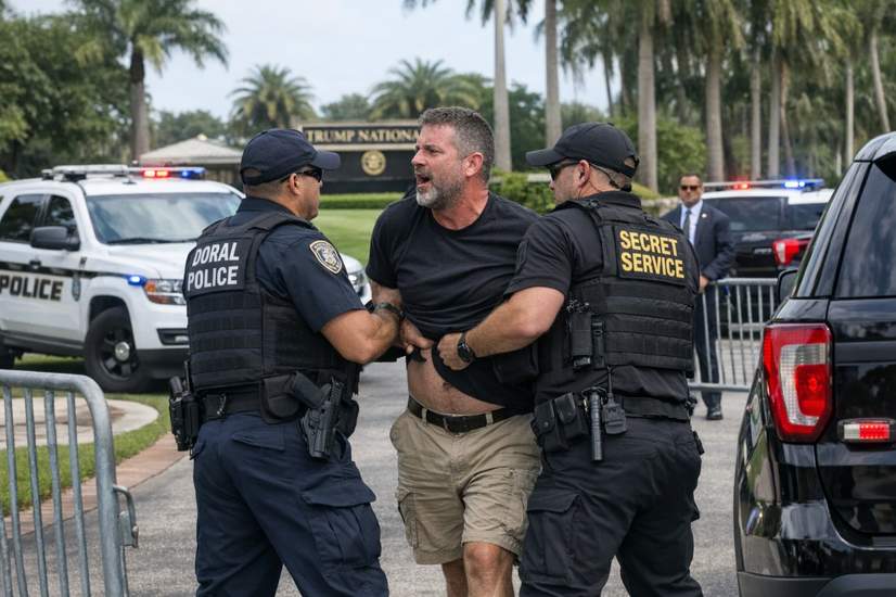 Man arrested at Trump's Miami golf club for disorderly conduct, Secret Service says