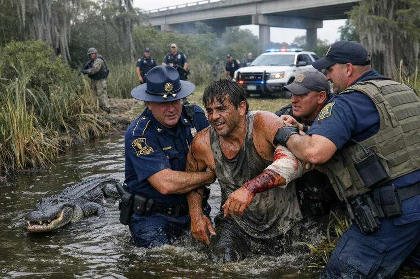 Man Fleeing Police Attacked by Alligator During Getaway, Louisiana Authorities Say