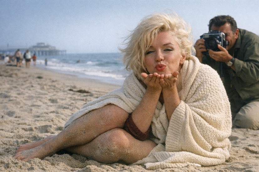 Marilyn's Last Snapshots: Sun, Sand and a Blown Kiss