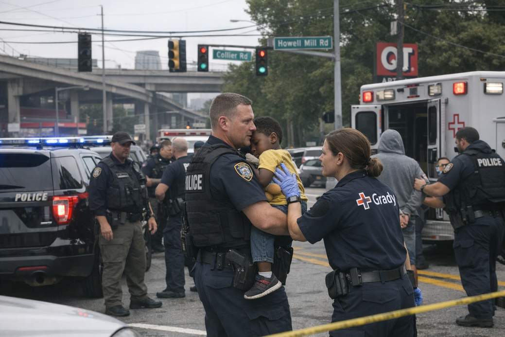 Midtown Atlanta Child Found After Alleged Kidnapping and Car Theft