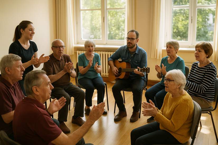 Music Heals: How Singing and Strumming Keeps Brains Bright (and People Cheery)