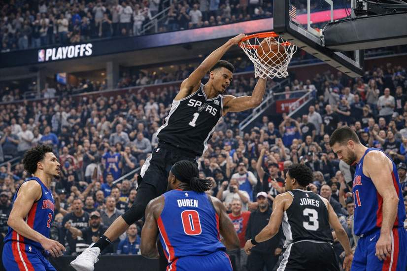 NBA Playoff Winners and Losers — Wembanyama Steals the Show, Pistons Get Spooked