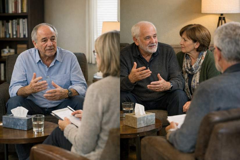 I felt lighter, more open — You’re never too old for therapy