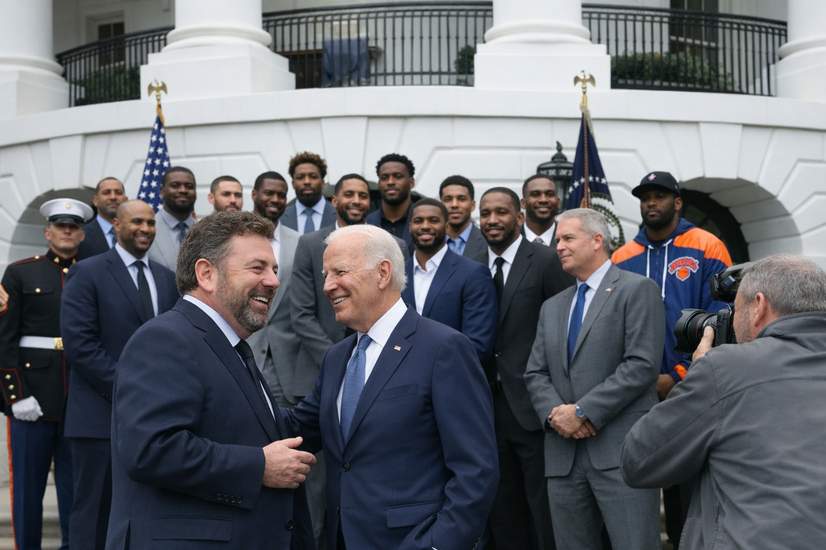 Knicks Accept White House Invite, Owner James Dolan Says