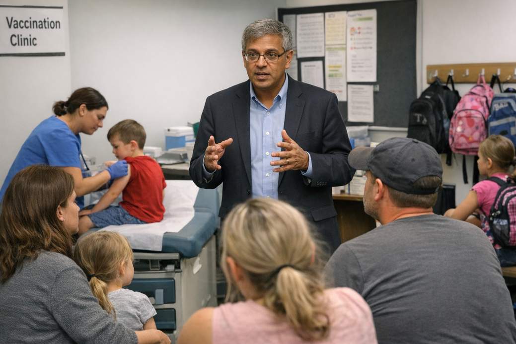 NIH Director: Vaccinate Your Kids — and Let Them Go to School