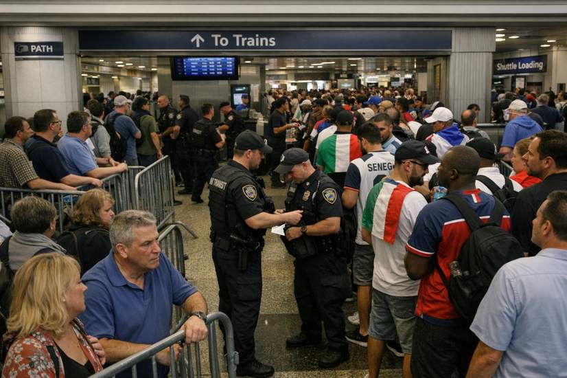 NJ Transit vs. World Cup: Penn Station’s Match-Day Madness