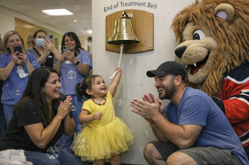 Noa’s Big Ring: 3-Year-Old Celebrates End of Leukemia Treatment