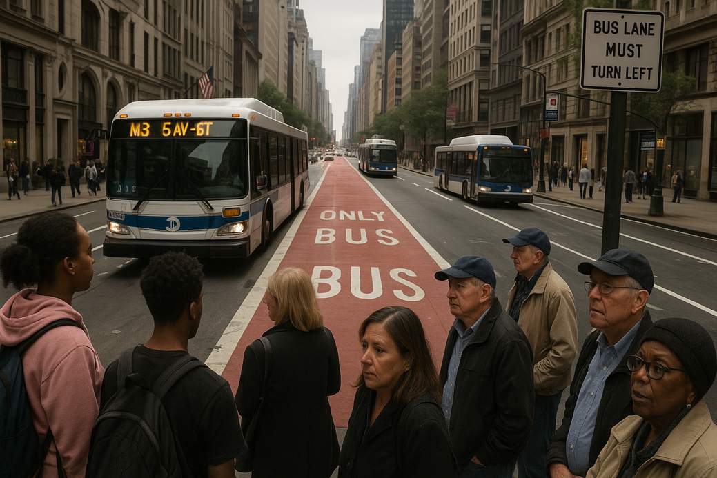 NYC to extend Madison Avenue bus lanes to speed up trips for nearly 100K riders