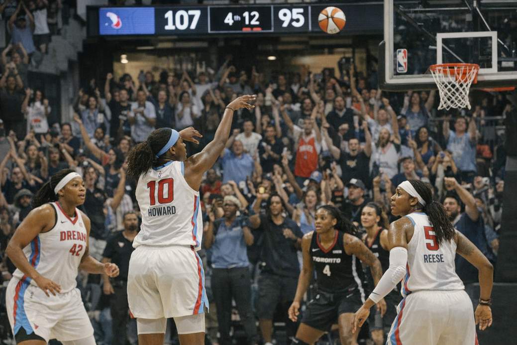Rhyne Howard makes WNBA three-point history, Angel Reese breaks Dream record in 107-95 win over Tempo