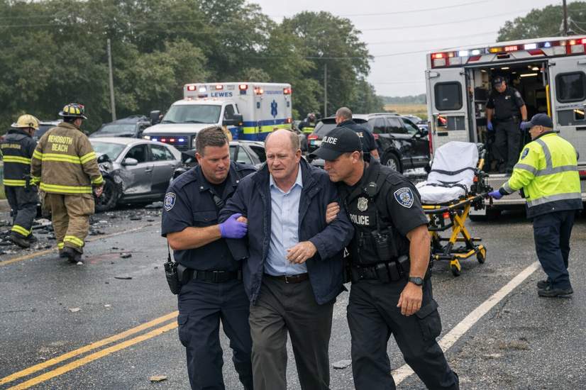 Sen. Chris Coons Injured in Sussex County Crash — On the Mend and Thankful for First Responders