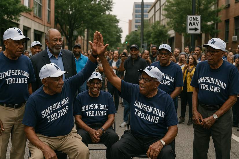 Simpson Road Trojans honored in Atlanta, 64 years after Little League dream