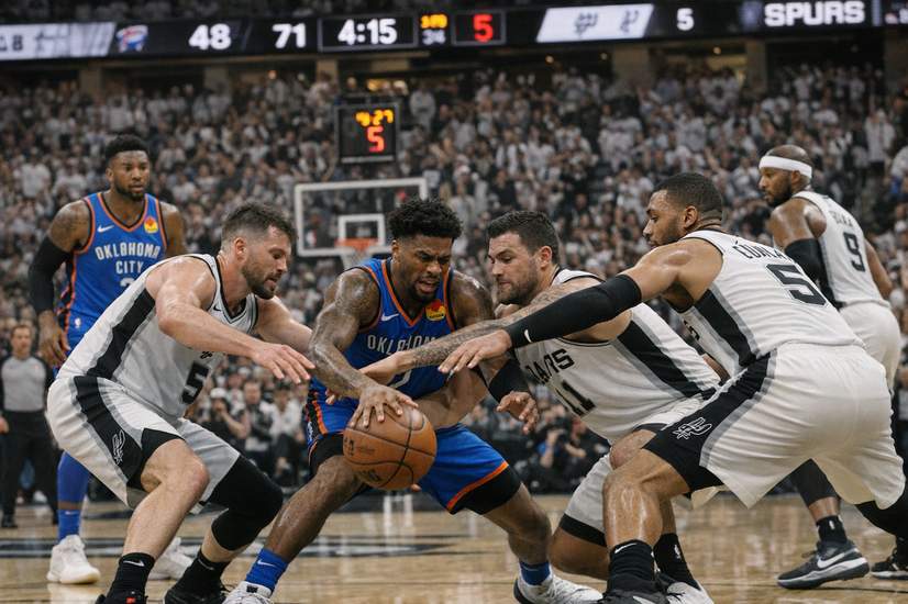 Spurs Flip the Script — Defense Turns Game 4 Into a Thunder Quiet Zone