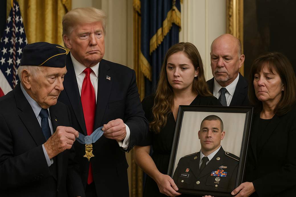 Trump to award Medal of Honor to 100-year-old pilot and a fallen soldier