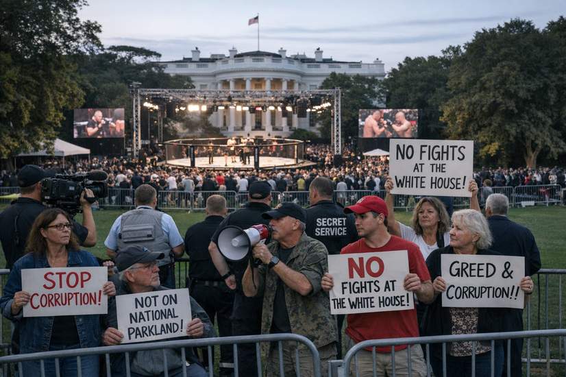 Can a UFC Fight Crash the White House on Trump's Birthday? A Lawsuit Thinks Not