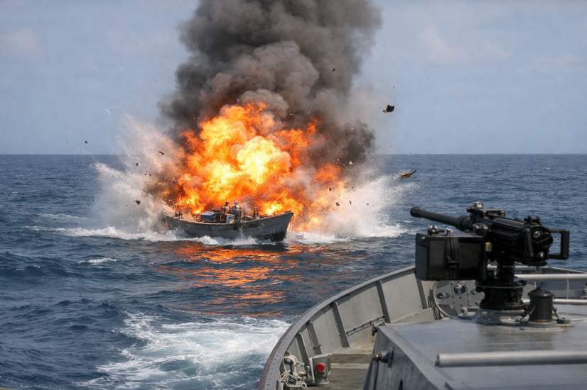 Three killed in U.S. strike on alleged drug boat in the Caribbean