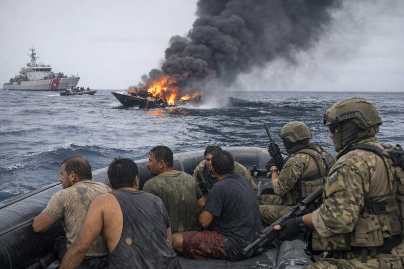U.S. strike in the eastern Pacific kills 2, leaves 6 survivors — and a pile of questions